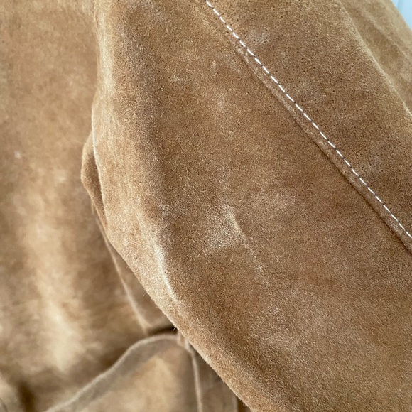 Wilsons Suede Leather Maxima Tan Jacket size Large - Picture 8 of 13
